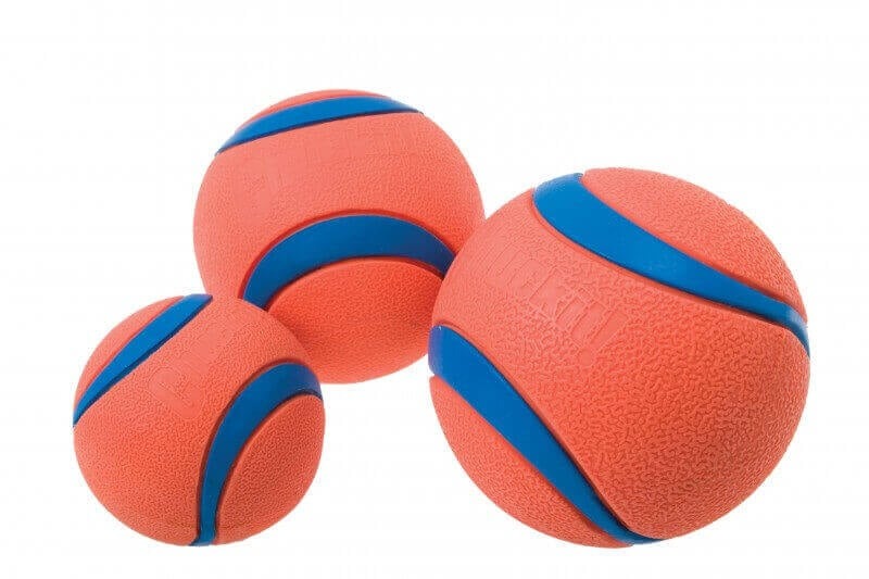 Chuckit! Dog Balls - Interactive Dog Toys, High-Bounce Fetch Ball, Ultra and Rugged Balls, Durable - Size Medium, 2.5-inch Diameter, Pack of 3