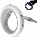 Retractable Dog Leash With LED, USB Rechargeable, One‑Hand Brake & Lock System for Small and Medium Dog Up to 40 LBS